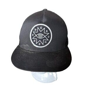 Preacher Seeing Star Trucker Cap SXSW Black White One Size Hat Y2K Third Eyecon